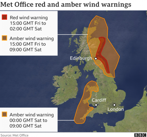 Met Office Storm Arwen